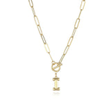 Collier initiale femme