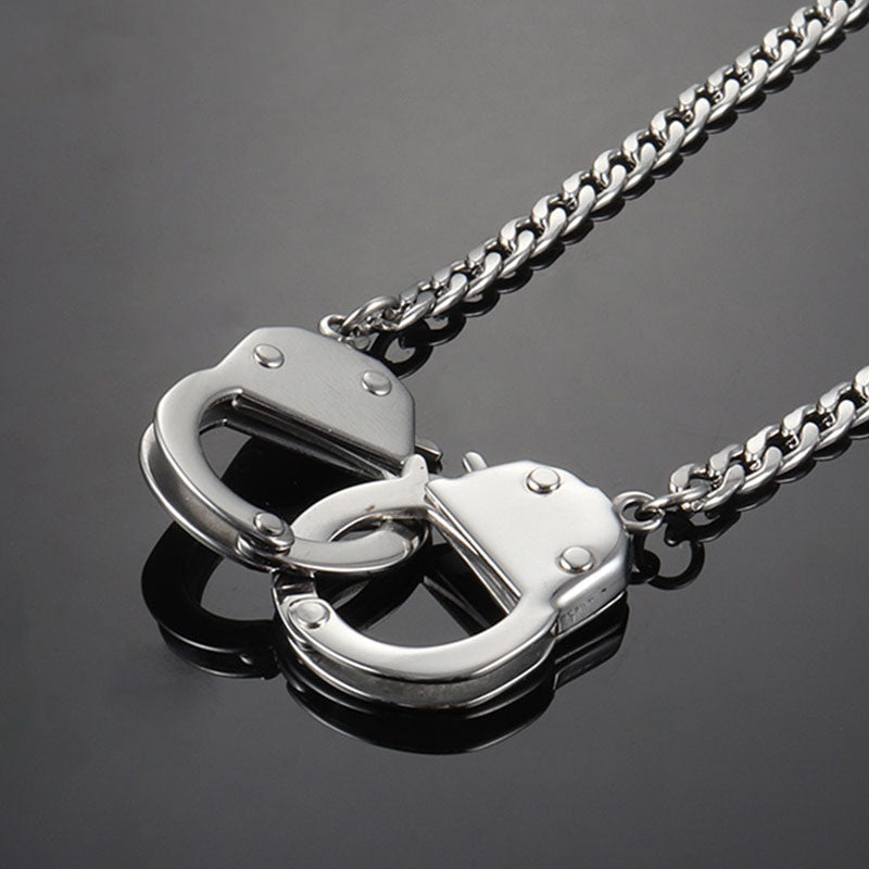 Collier menotte argent