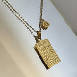 Collier signe astrologique rectangle