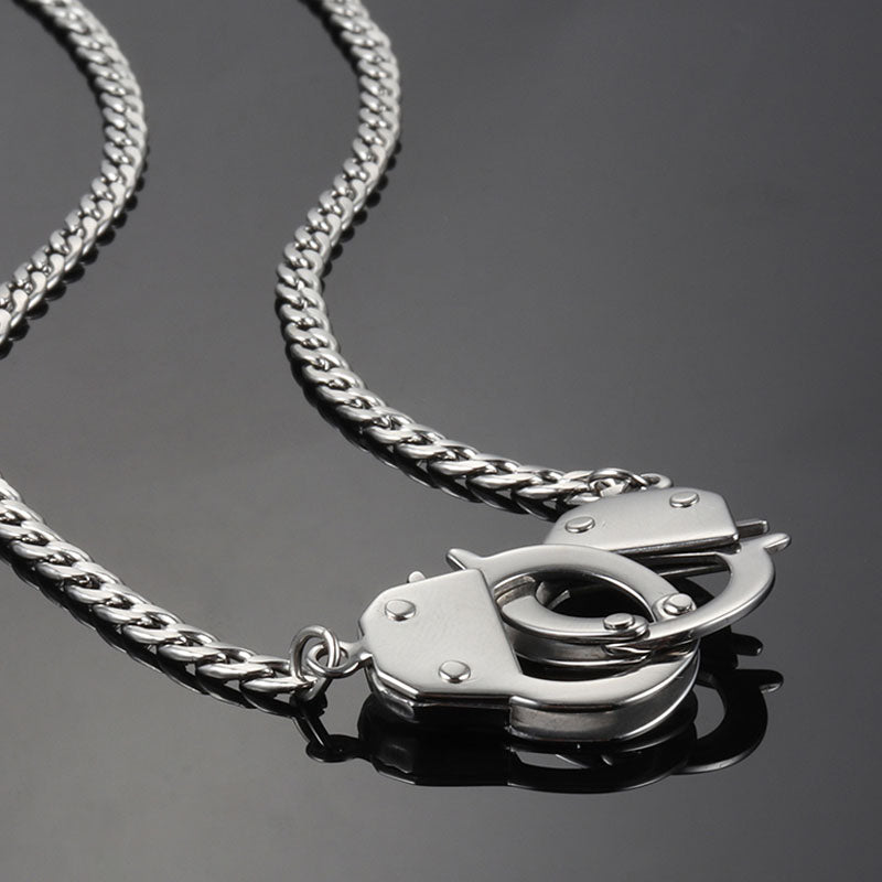 Collier homme menotte
