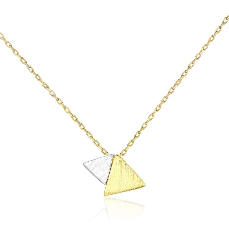 Pendentif triangle doré