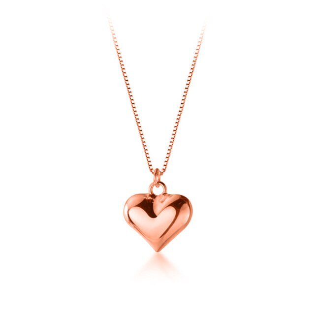 Pendentif rose gold cœur