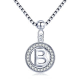 Collier initiale argent