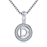 Collier initiale argent