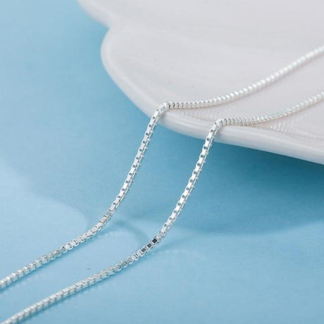 Collier en Argent carré