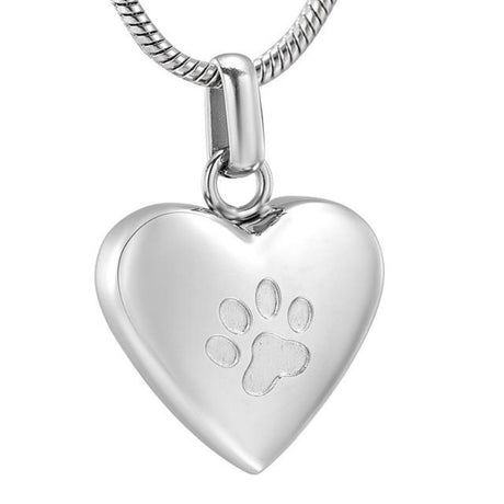 Pendentif Chat Argent Cœur