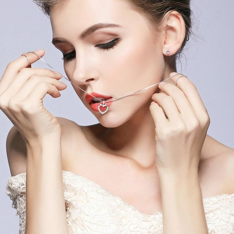 Collier Cœur Swarovski