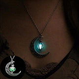 Collier Lune Fluorescent