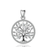 Collier arbre de vie scintillant