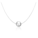 Collier perle fil de pêche 8mm