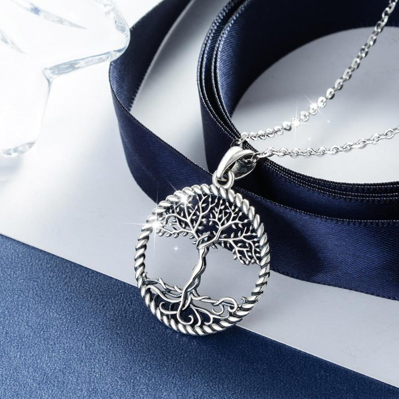 Collier arbre de vie lotus