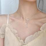 Collier lune étoile