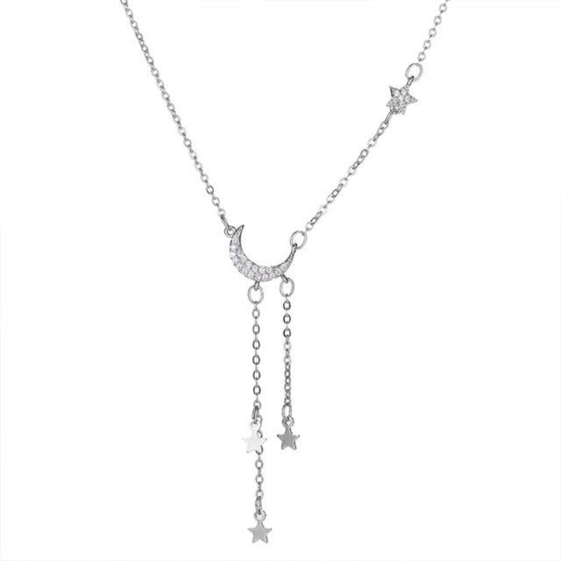 Collier lune étoile