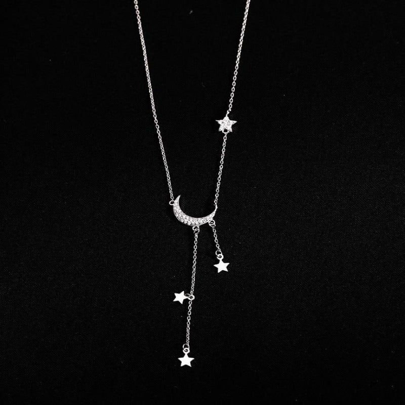 Collier lune étoile