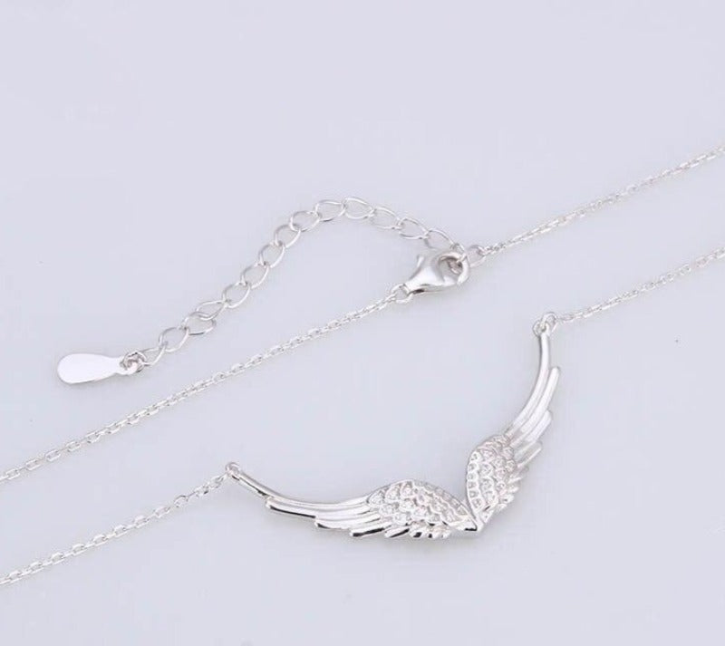 Collier ange argent