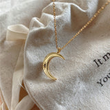 Collier femme lune