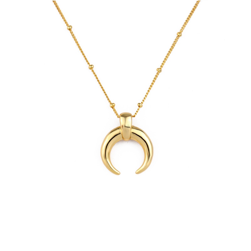 Collier Lune Or