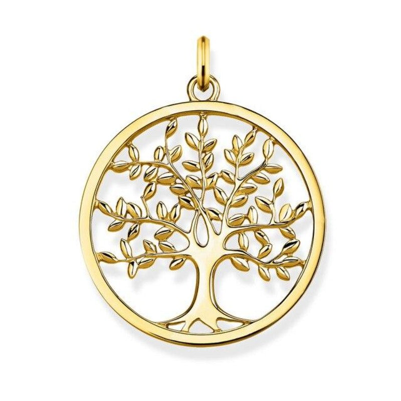 pendentif arbre de vie plaqué or
