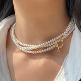 Collier perle d'eau douce