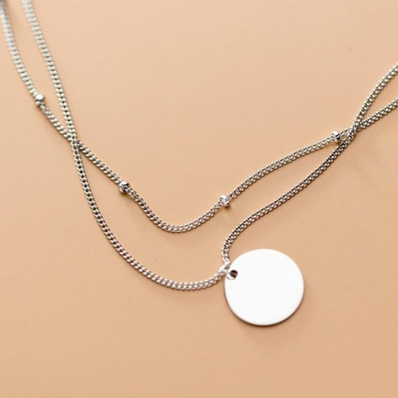 Collier rond femme