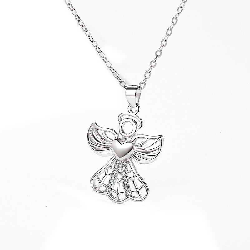 Pendentif ange argent