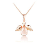 Collier ange femme Rose Gold