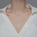 Pendentif Argent Goutes Triangle