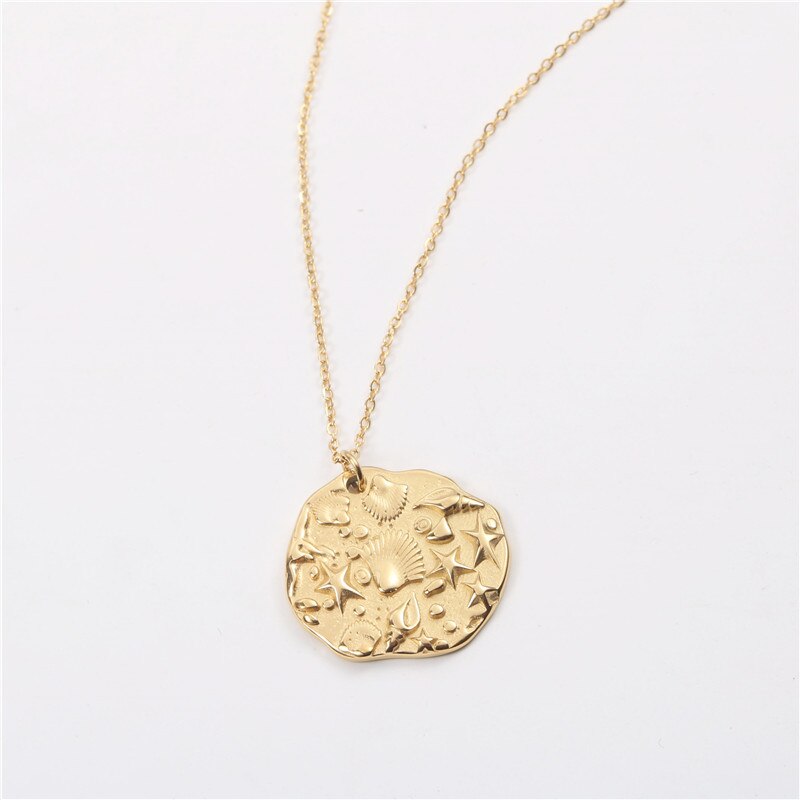 Collier coquillage vintage