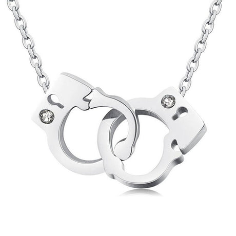 Collier menotte argent